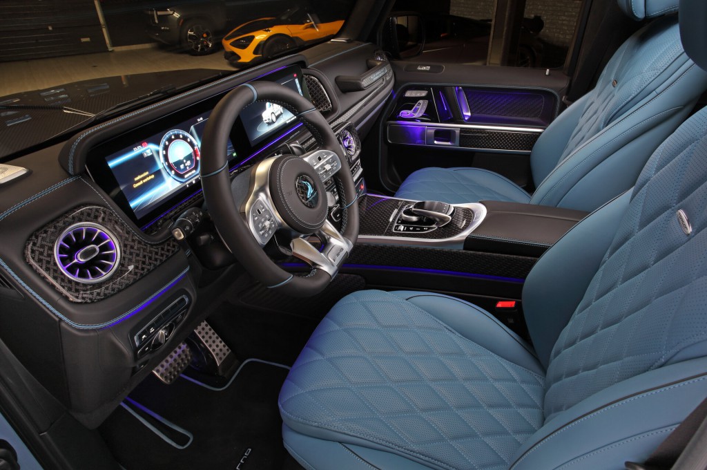 2024 Mercedes AMG G63 4x4² vehicle interior