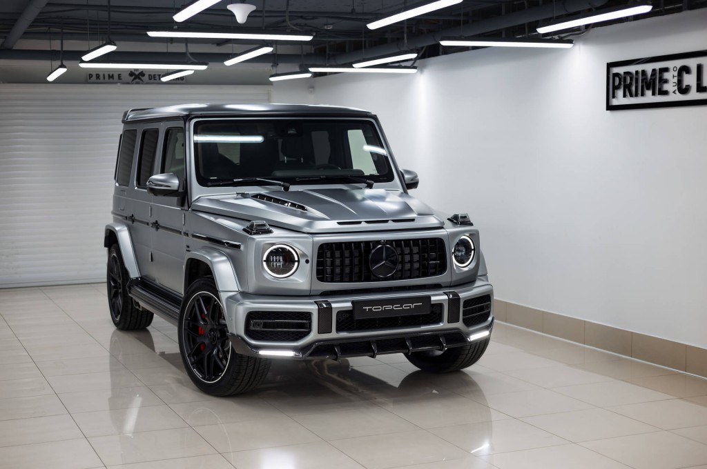  Mercedes Benz G63 AMG Inferno light platino