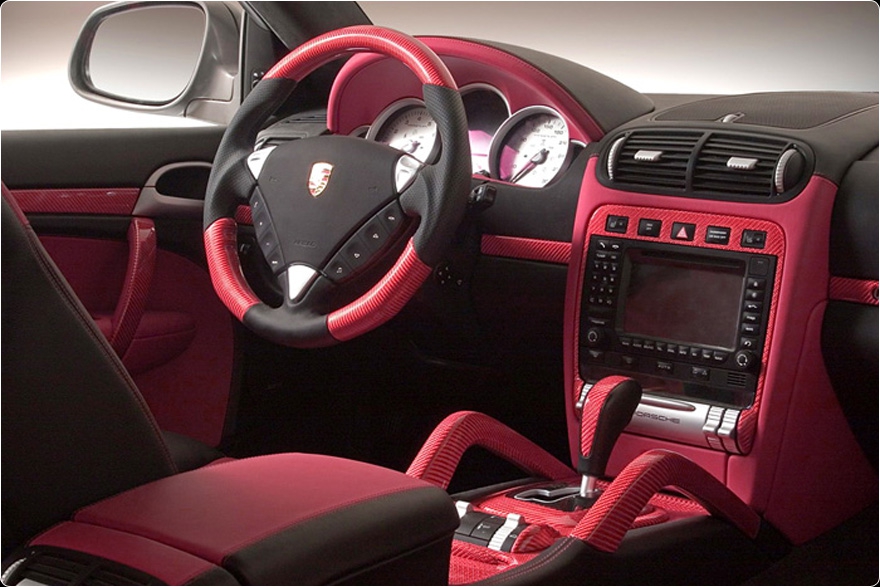 Red Carbon interior