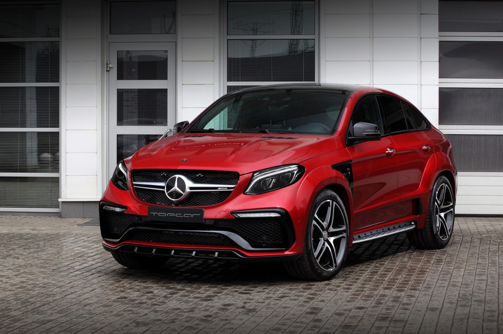 Mercedes Benz GLE 450 Coupe Inferno Red