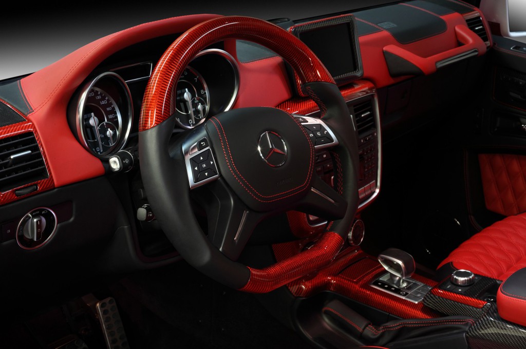 Mercedes-Benz G63 RED interior