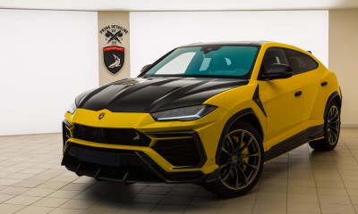 Lamborghini Urus Yellow stealth carbon edition 1/3