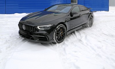 Mercedes AMG GT 4 door Inferno black