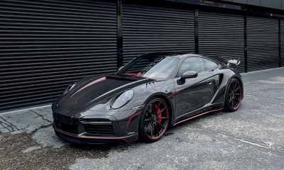 Porsche 992 Stinger GTR 8/13 Limited Edition 4х4 original CF ( red stripes )