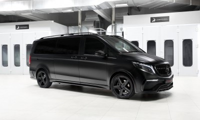 Mercedes Benz V class Infetno Totally black mate