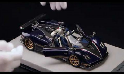 Creation process of the Pagani Zonda Unica mini version